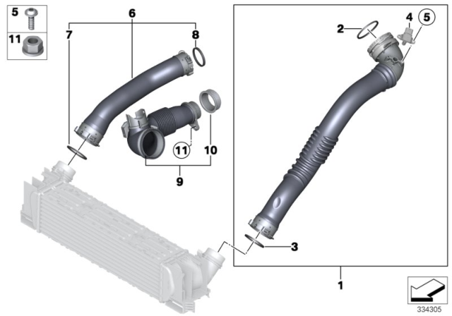 2017 BMW X3  Pre-Formed Seal Diagram for 13717637707
