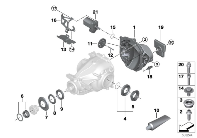 2020 BMW Z4  VIBRATION ABSORBER Diagram for 33176882796