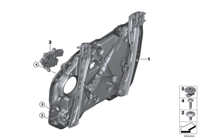 2020 BMW 330i  TORX BOLT Diagram for 07148493008