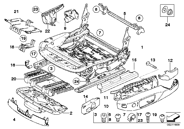 2009 BMW 328i xDrive  Fillister Head Screw Diagram for 07146954883