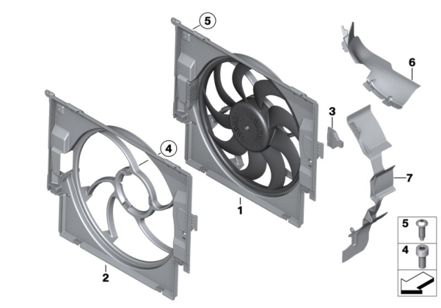 2015 BMW M3 Screw, Self Tapping Diagram for 17427585290