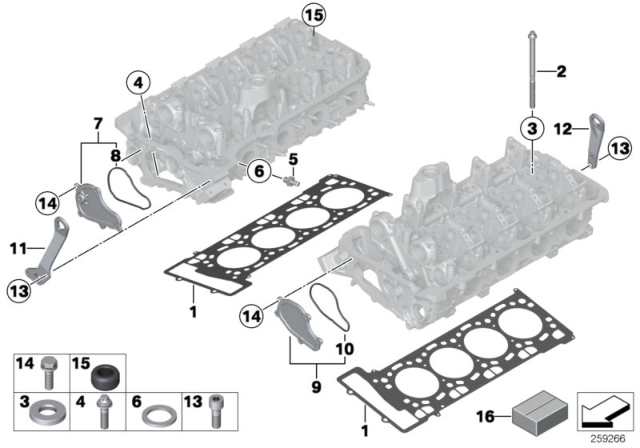 2015 BMW 750Li xDrive  SHACKLE Diagram for 11127603408