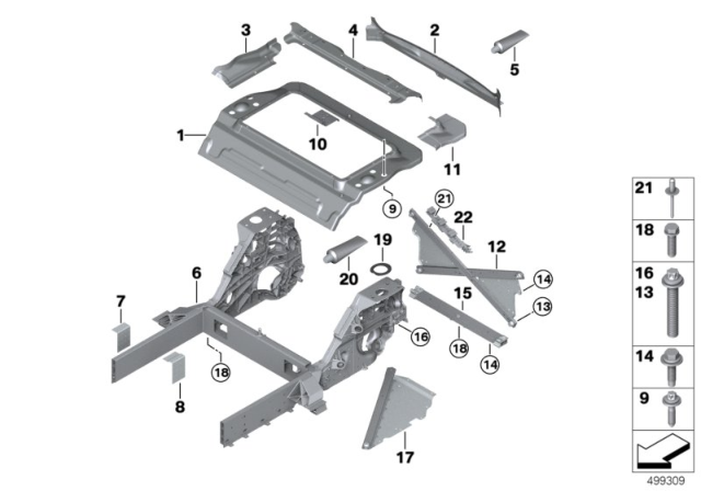 2020 BMW i3s  Cleaner R2 Diagram for 83190417324