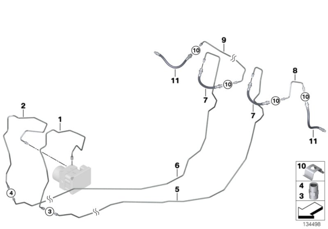 2011 BMW 335d  Pipe Diagram for 34326762834