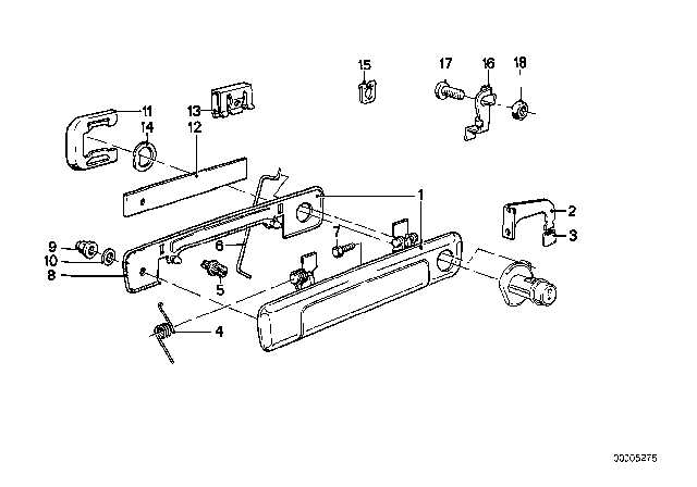 1979 BMW 633CSi  Hex Bolt With Washer Diagram for 07119915051