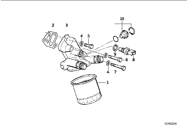 1988 BMW M3  Gasket Set Diagram for 11429059338
