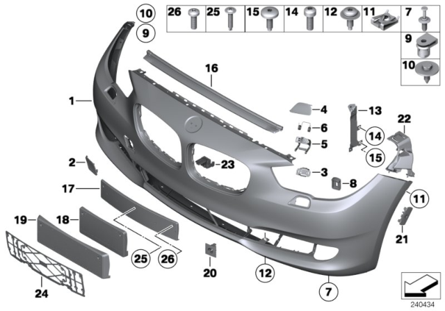 2010 BMW 550i GT  Connector, Left Diagram for 51117158893