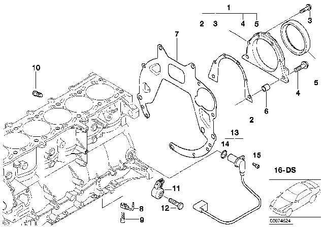 2002 BMW Z3 M  Constant Pressure Valve Diagram for 11111318185