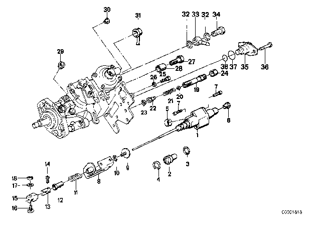 1986 BMW 524td  Hollow Bolt Diagram for 13511288584