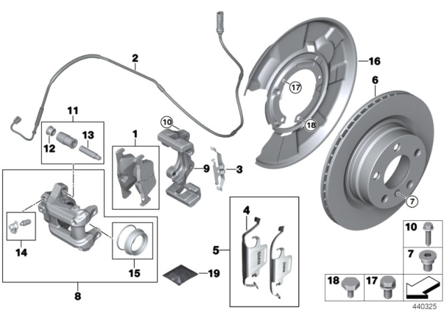 2017 BMW 430i  Clip Diagram for 34216850853