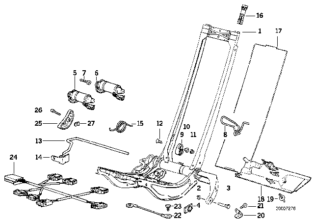1994 BMW 325is  Hex Nut Diagram for 61613428077