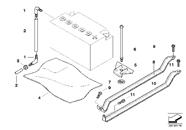 2009 BMW 535i xDrive  Rollover Protection Diagram for 61216914629