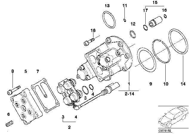 2001 BMW Z8  Grub Screw Diagram for 11367831134