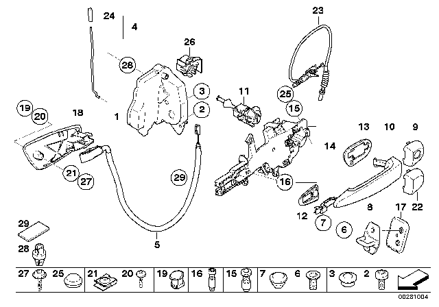 2010 BMW 128i  Catch Bracket Diagram for 51217249639