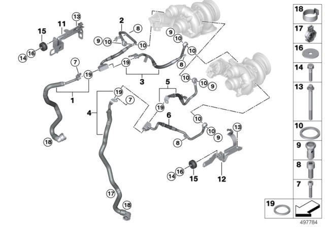 2016 BMW 750i Bracket, Expansion Tank Diagram for 17138482530