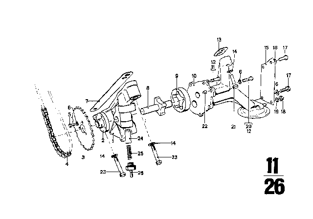 1974 BMW 3.0CS  Rotor, Outer Diagram for 11411250504