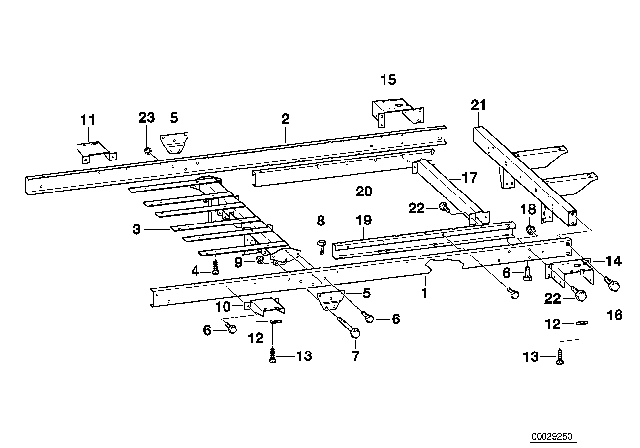1997 BMW Z3 Hex Bolt Diagram for 07119901164
