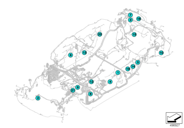 2017 BMW Alpina B7  Covering Cap Diagram for 61136931871