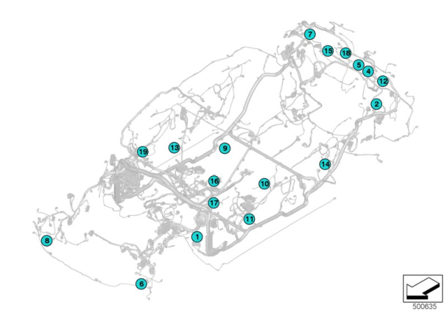2019 BMW 330i xDrive  Plug Housing Diagram for 61131378465