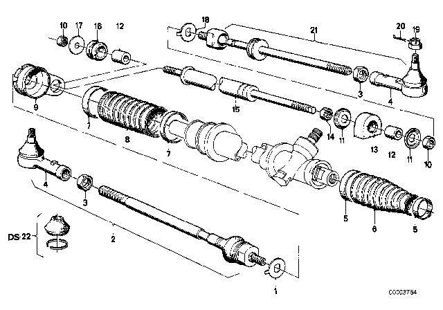 1979 BMW 320i  Rubber Boot Diagram for 32111117426