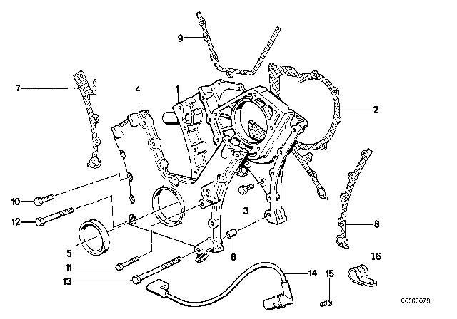 1992 BMW 850i Clamp Diagram for 12521720129