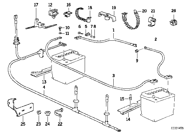 1993 BMW 850Ci  Square Headed Bolt Diagram for 12421719695