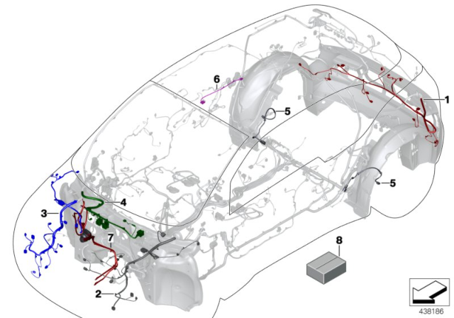 2014 BMW i3  Bushing Contact Nanomqs Diagram for 61139230107