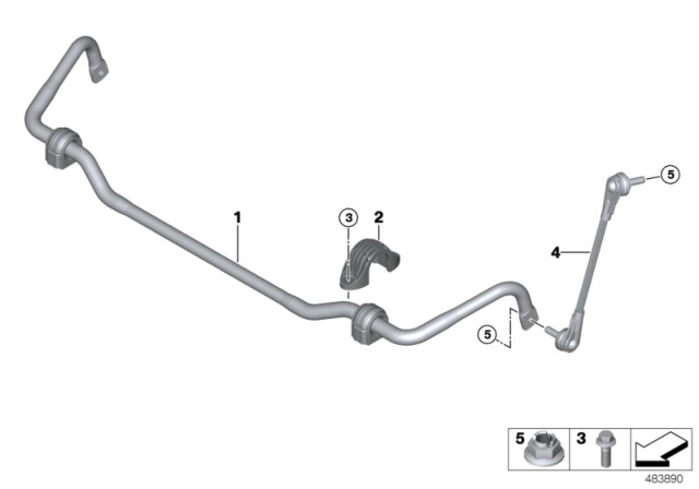 2020 BMW M340i  HEX BOLT Diagram for 07119907484