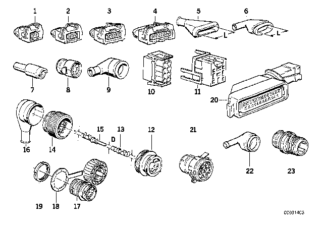 1993 BMW 740i  Cover, Diagnostics Plug Diagram for 12521724690