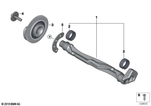 2019 BMW i8  Gear Wheel Diagram for 11278602966