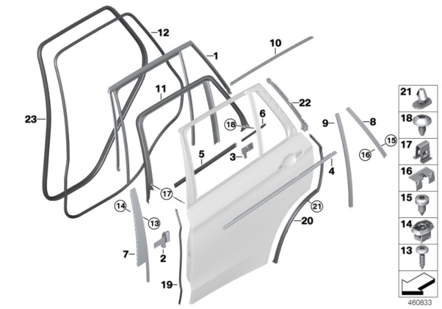 2017 BMW X5 Clamp Diagram for 07149181260