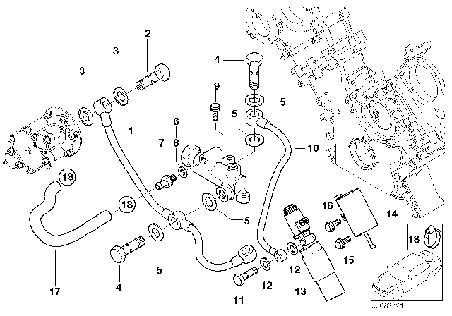 2000 BMW Z8  Connector Diagram for 11367830148