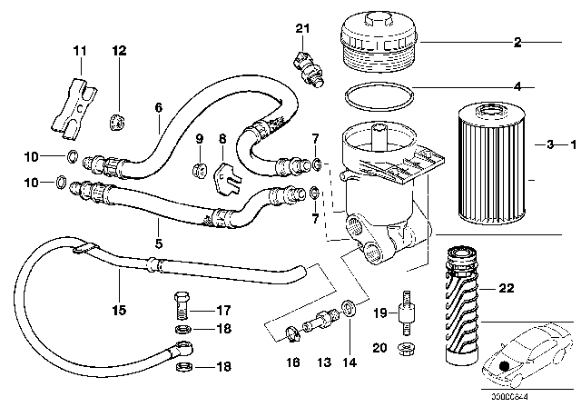 1997 BMW 850Ci  Supporting Dome Diagram for 11421745392