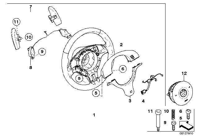 2004 BMW M3  Screw For Plastic Diagram for 32306756573