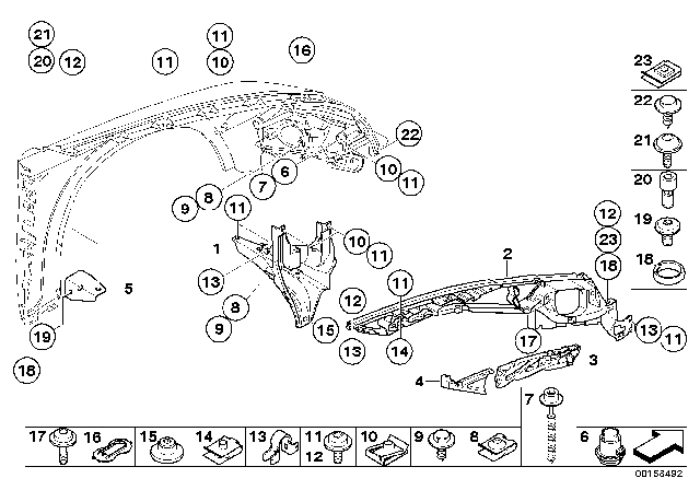 2008 BMW X5  Hex Bolt With Washer Diagram for 07147135935