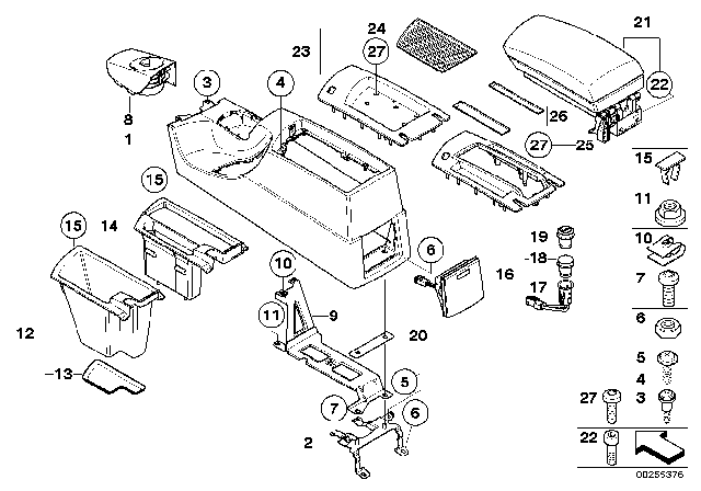 2005 BMW X3  Screw Diagram for 51163414595