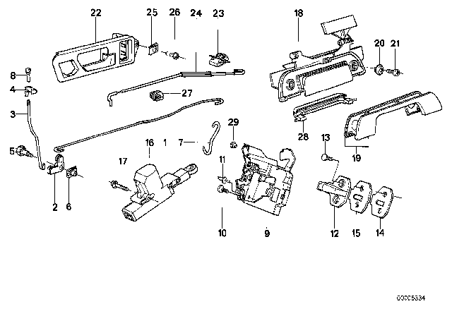 1991 BMW 735i  Gasket Diagram for 51211908758