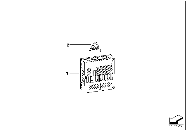 2004 BMW X5  Socket Housing Diagram for 12527511050