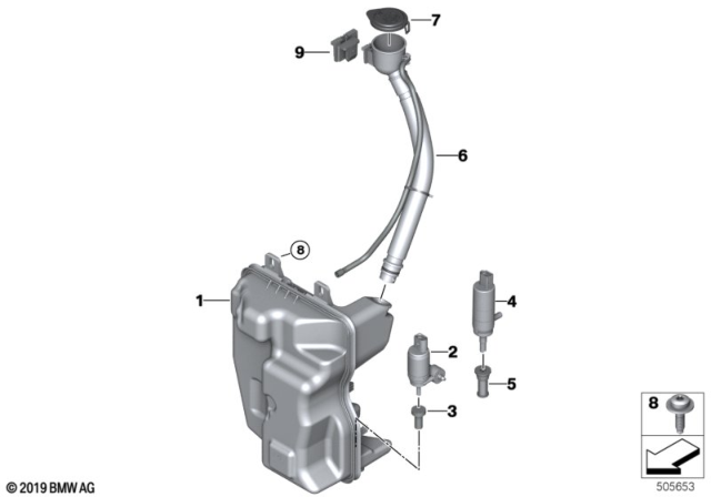 2020 BMW X2  ADAPTER Diagram for 61667478085