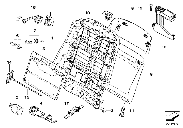 2008 BMW X3  Screw Diagram for 52108099039