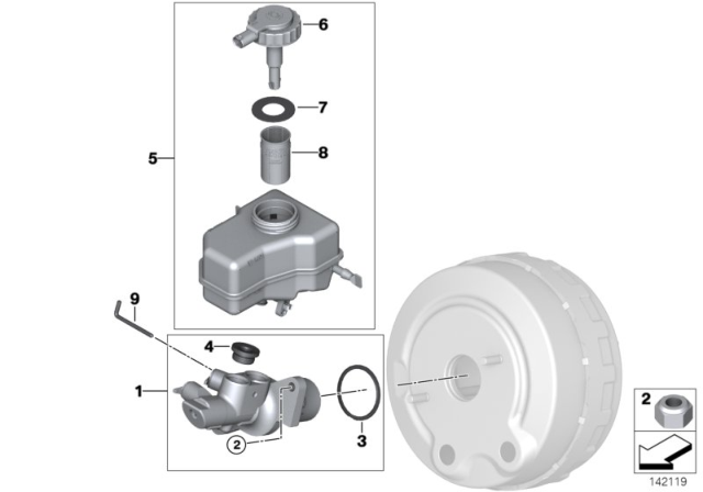 2010 BMW M3  Expansion Tank Diagram for 34326764117