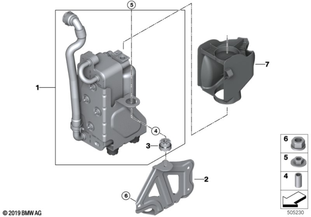 2020 BMW X4  CAPACITOR, BULKHEAD Diagram for 64509875740
