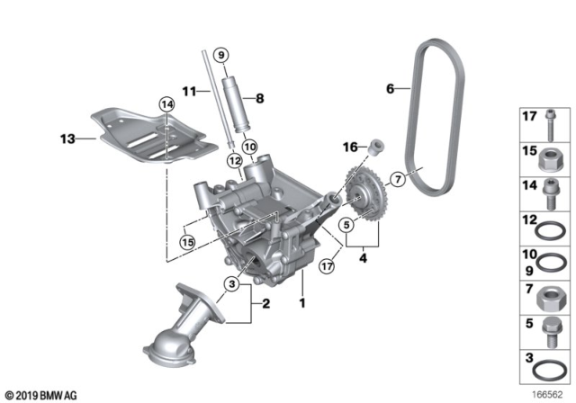 2009 BMW 750Li  Guide Support Diagram for 64557550045
