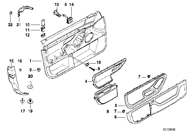 1997 BMW 740iL  Screw Diagram for 61131389045