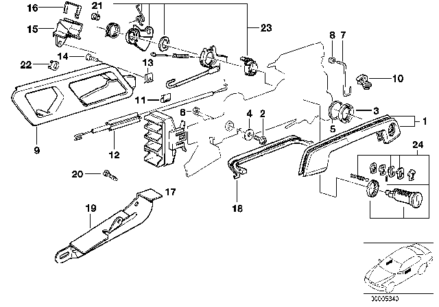1991 BMW 525i  Circlip Diagram for 51218119278