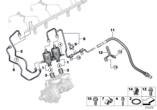 2020 BMW M4  O-Ring Diagram for 13517528408