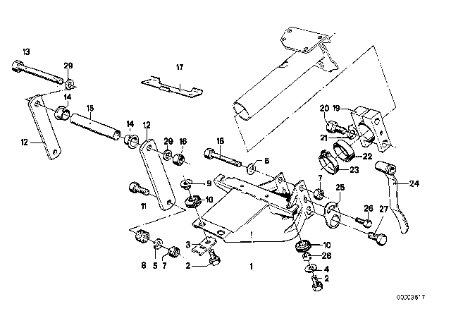 1978 BMW 733i  Hex Bolt With Washer Diagram for 07119913429