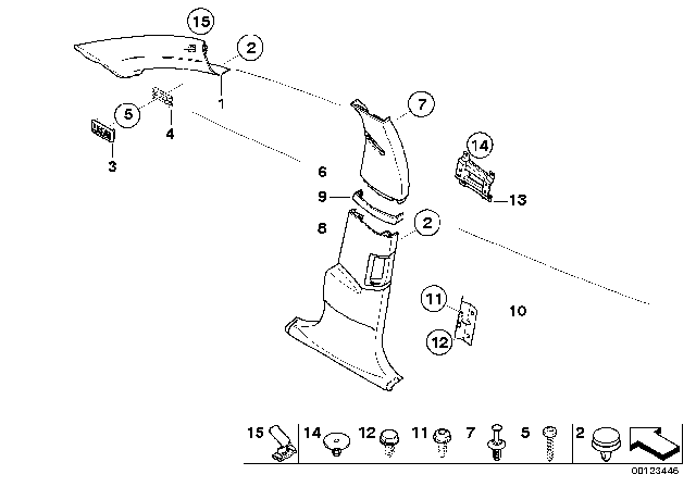 2004 BMW 745Li Screw, Self Tapping Diagram for 07149150920