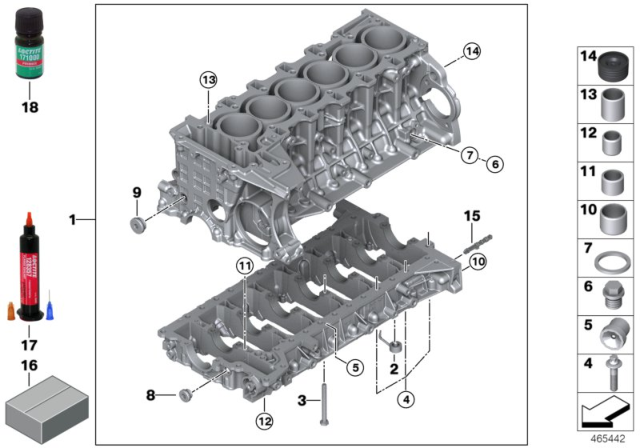 2018 BMW X4  Screw Plug With Gasket Ring Diagram for 11117533423