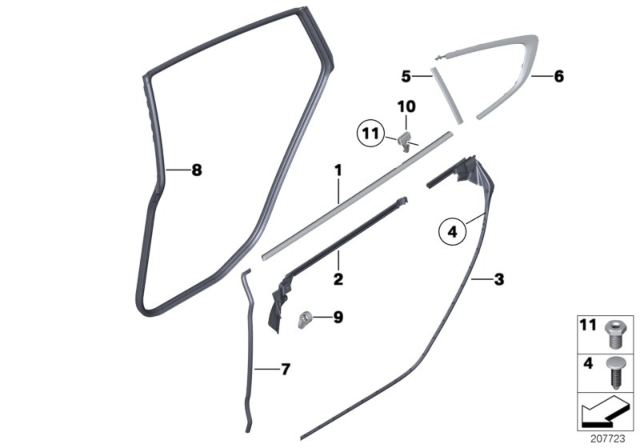 2013 BMW 550i GT  Holder Diagram for 51357252800